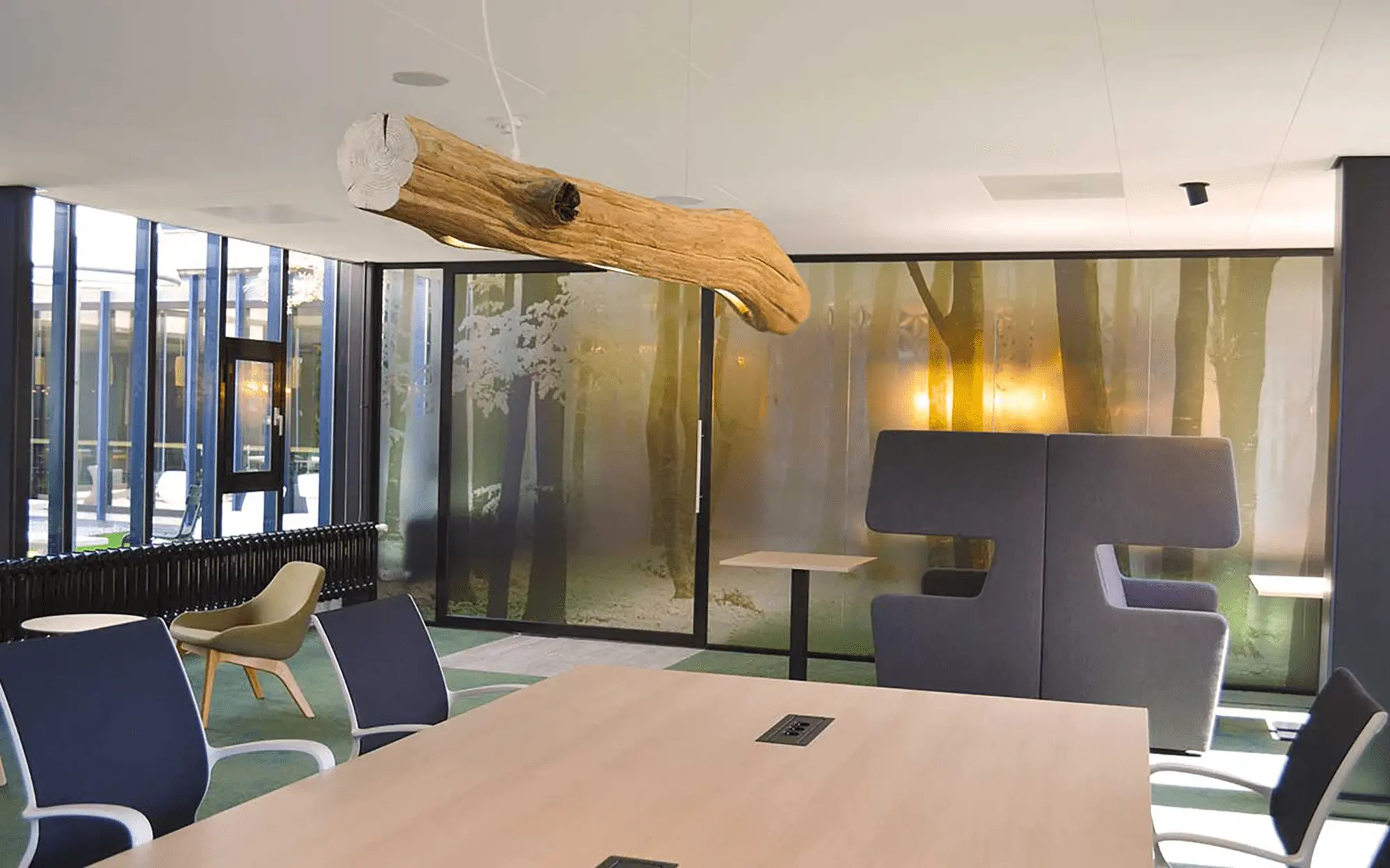 Ledwood verlichting hanglamp